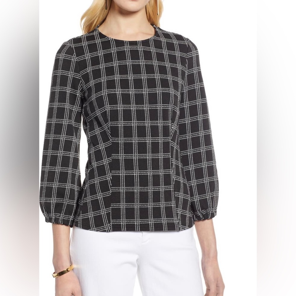 Halogen (Nordstrom) window pane top.  Size XL.   Excellent condition.